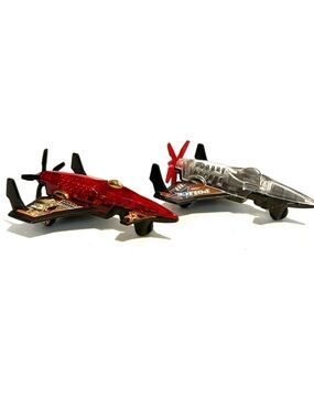 Hot Wheels Poison Arrow Airplanes Model Plane Toy Car Diecast Red Clear Black